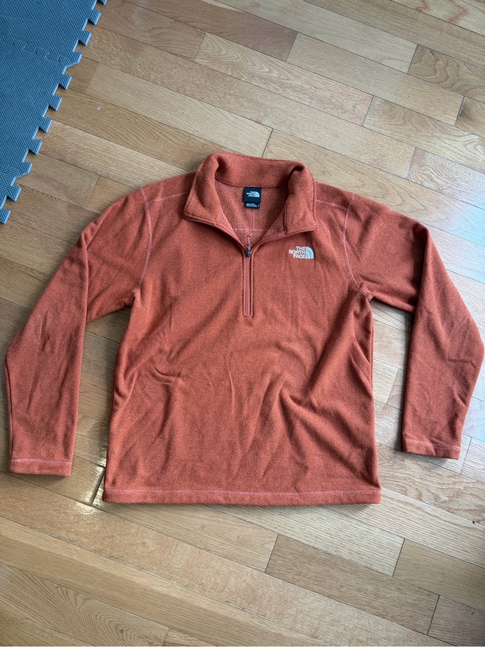 The North Face Orange Half-Zip Fleece Pullover